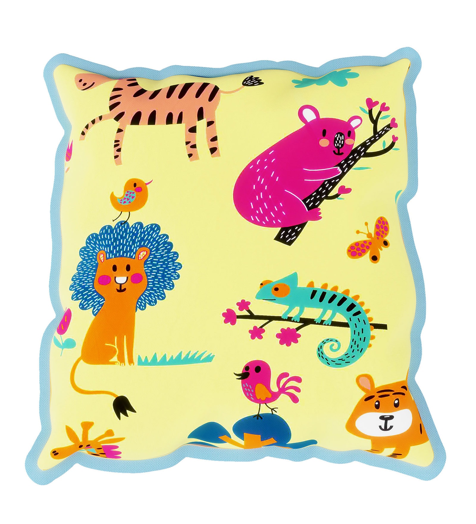 Buy Noah's Ark Rai Pillow in Multicolour by Fancy Fluff at 100 OFF by