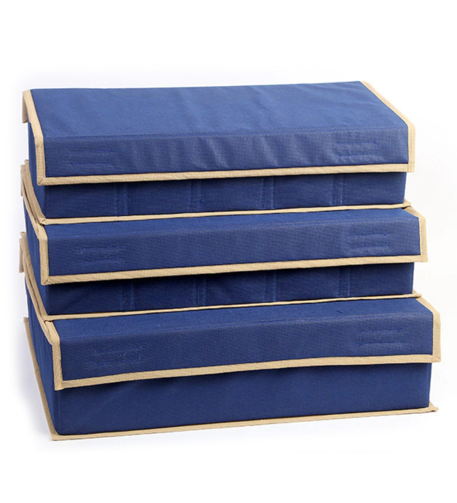 MDF Wardrobe Box In Blue (L: 19, W: 8, H: 4 Inches)