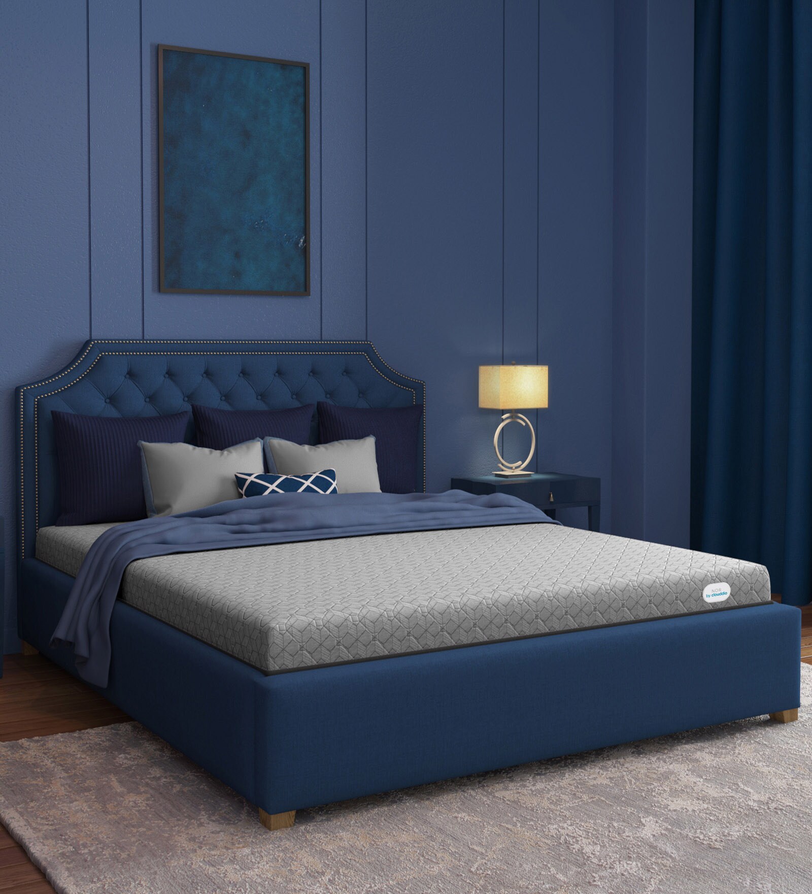Buy Nor Dual Comfort 6 inch Memory Foam King Size Mattress in Grey Colour at 15 OFF by Clouddio