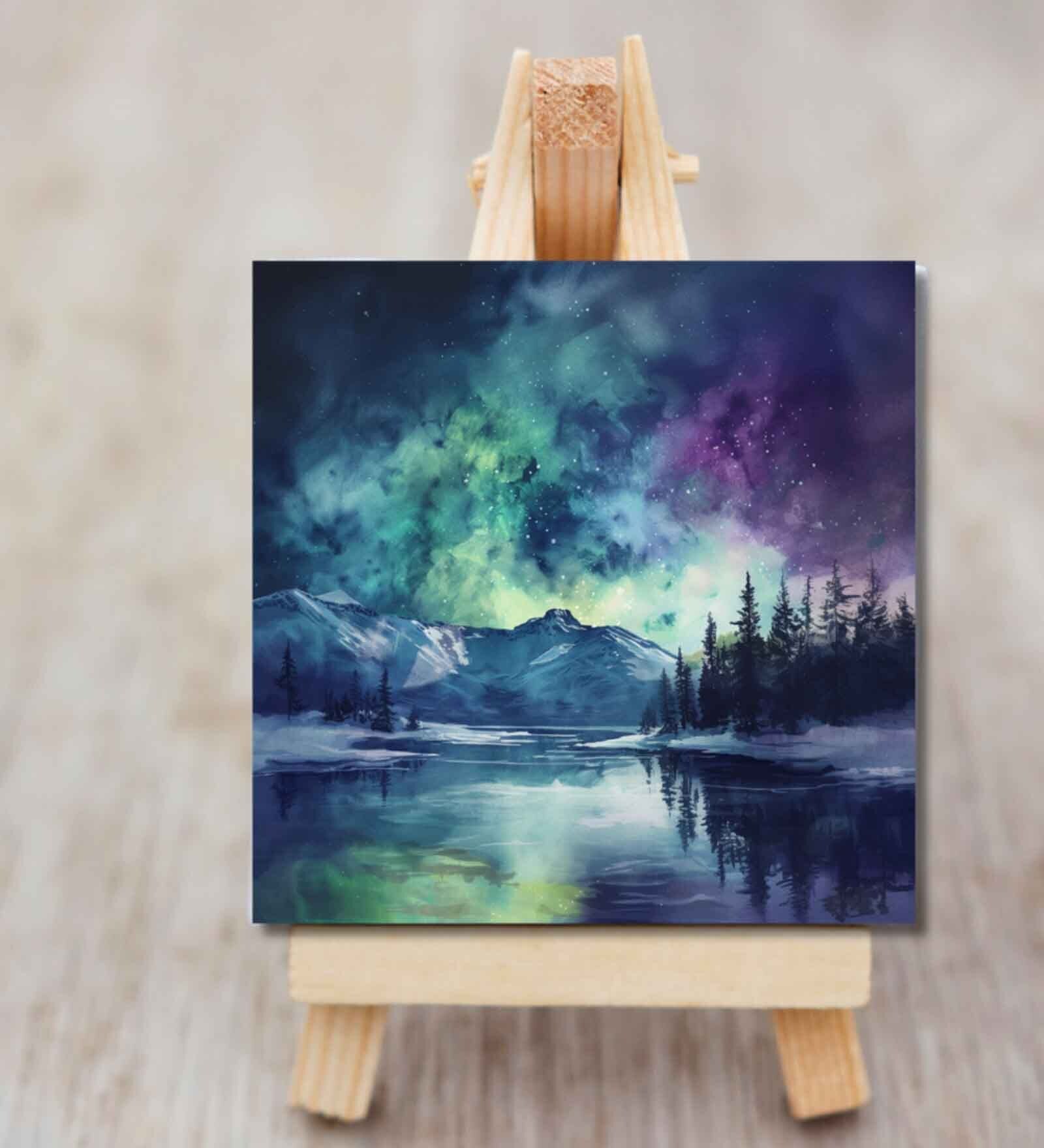 Northern Lights Mini Canvas Frame