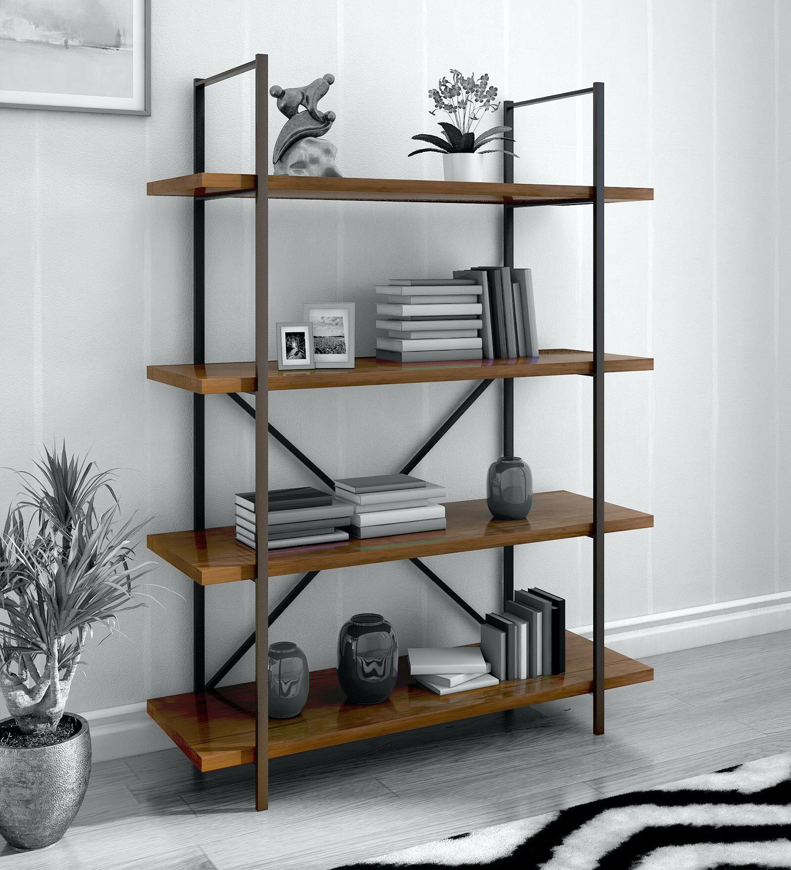 Buy Norton Book Shelf in Oak Colour at 53 OFF by home Pepperfry