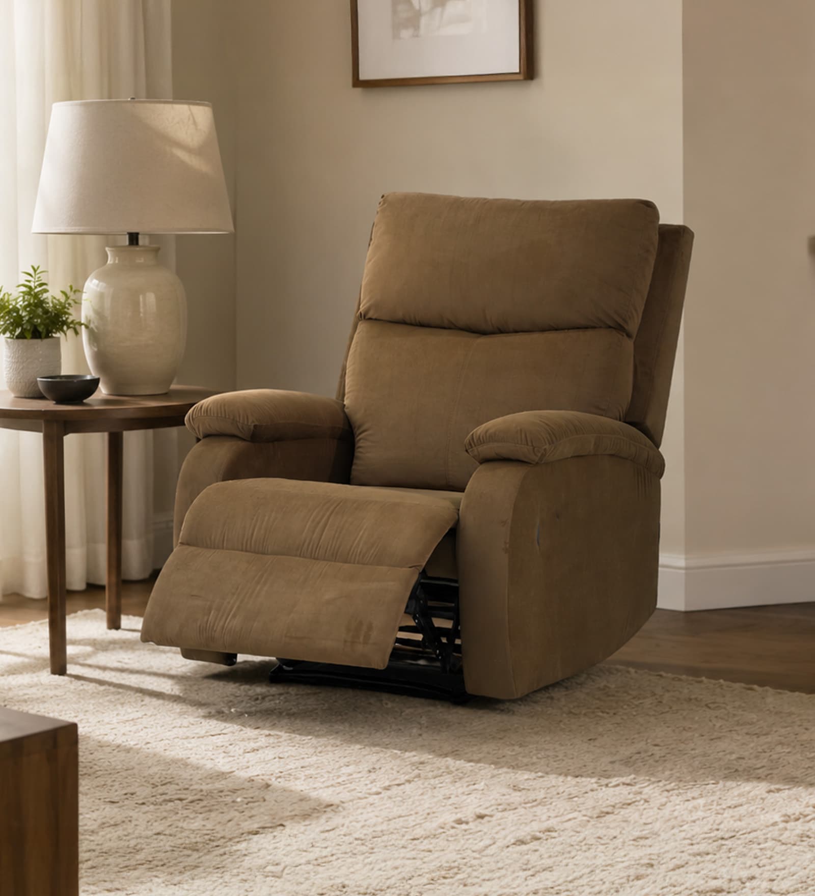 Nova 1 Seater Recliner In Brown Colour
