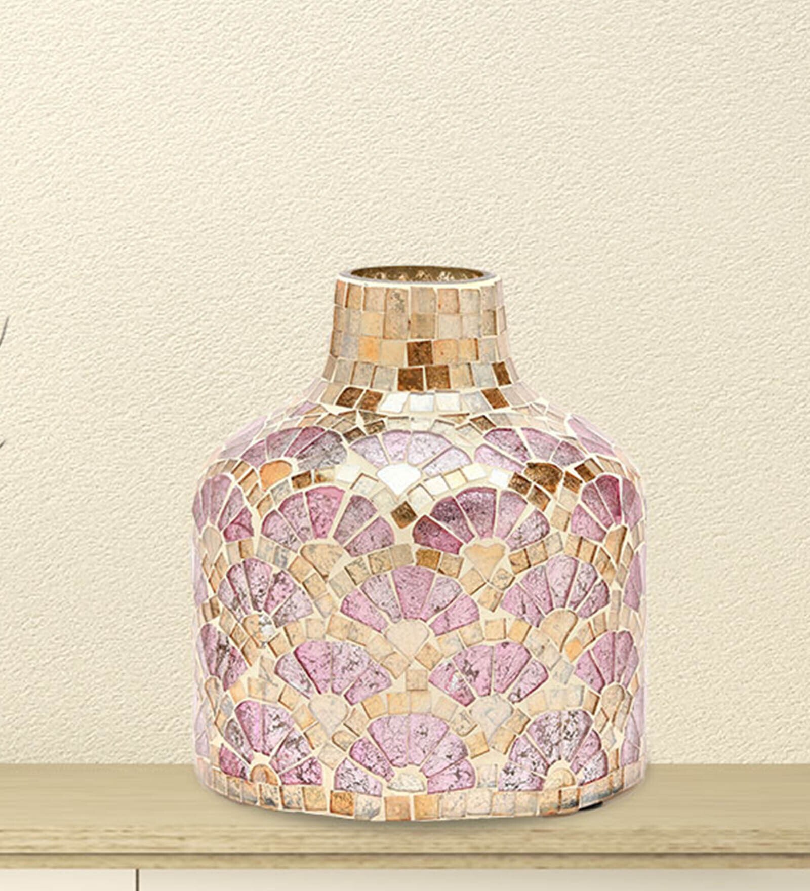 Nova Mosaic Glass Table Vase