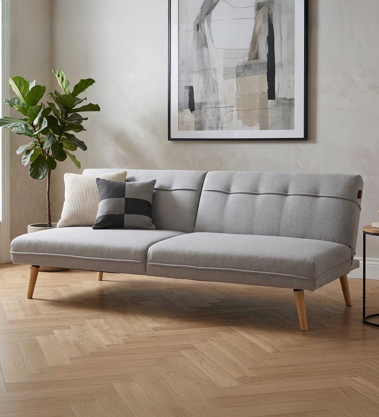Nova Sofa Cum Bed In Grey Colour Nova Sofa Cum Bed In Grey Colour