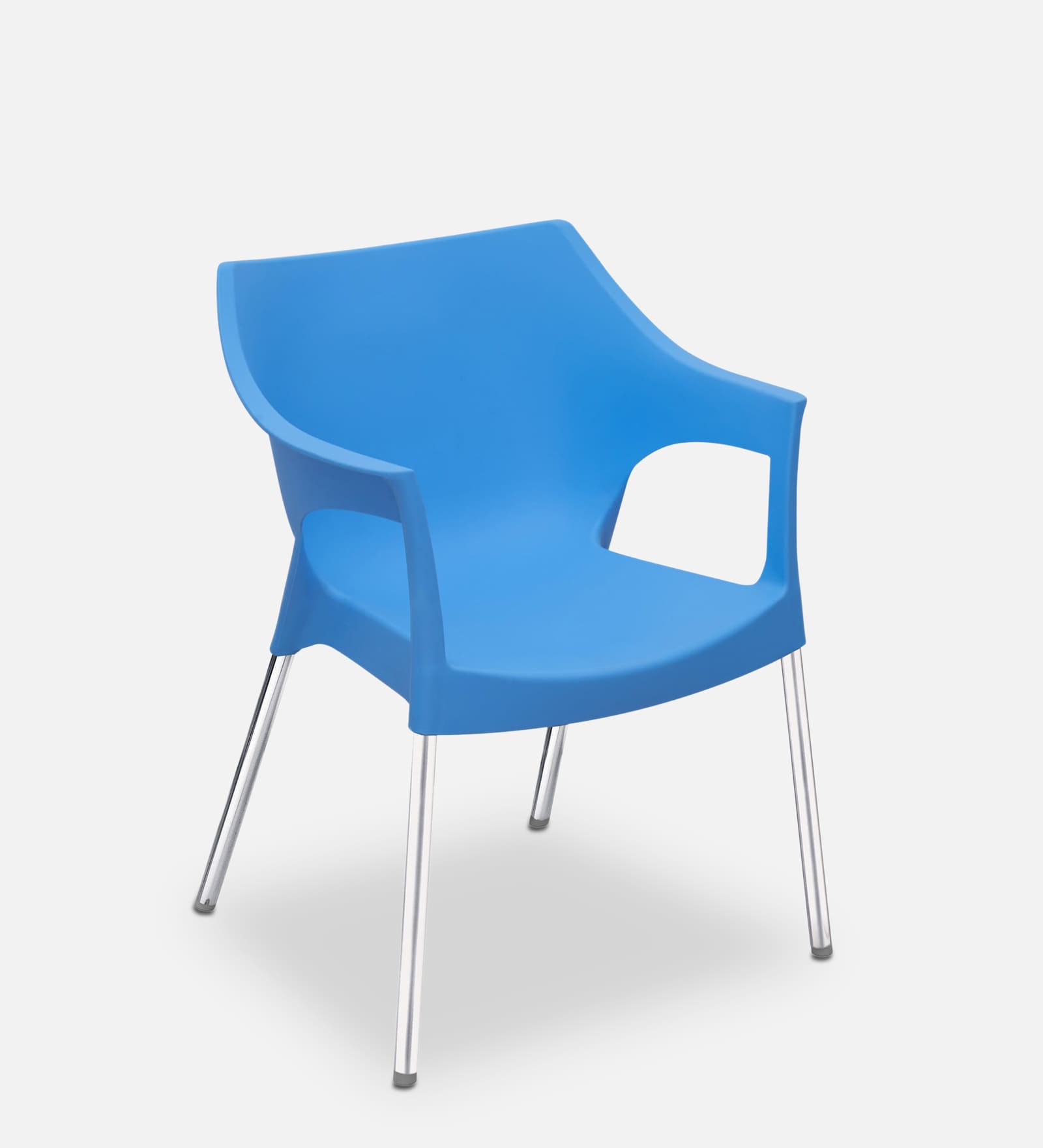 Buy NS10SS Plastic Chair in Blue Finish, Set of 2 at 9 OFF by Nilkamal