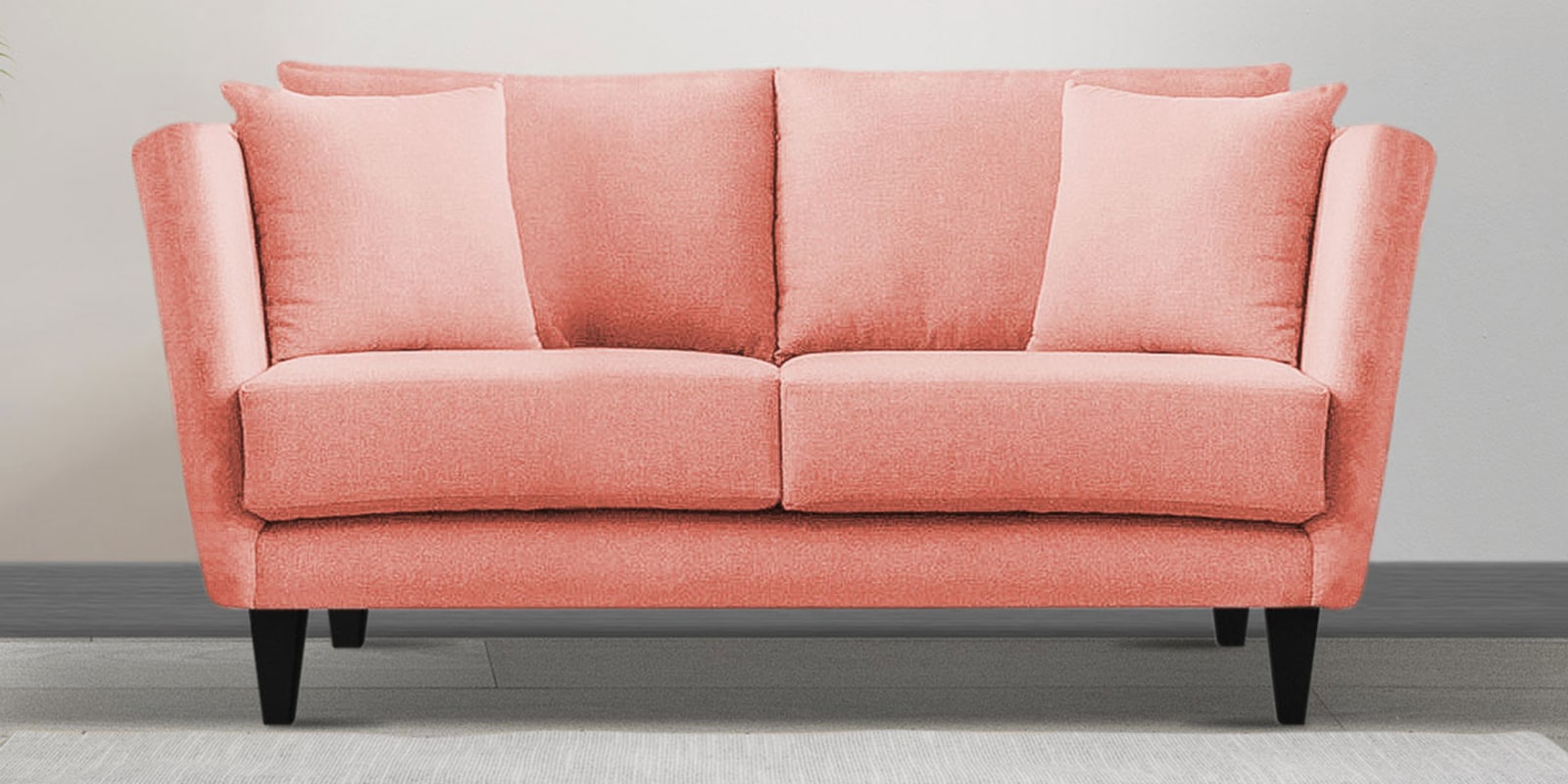 Norway Velvet 2 Seater Sofa in Blush Pink Colour