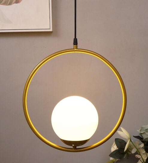 Noel Gold Metal Hanging Light