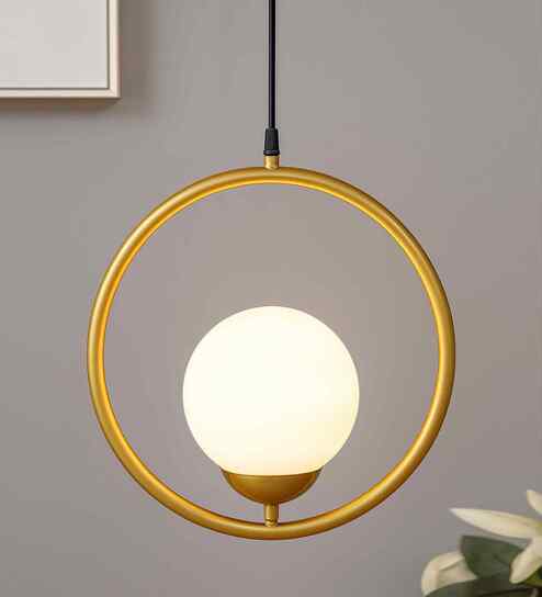 Noel Gold Metal Hanging Light