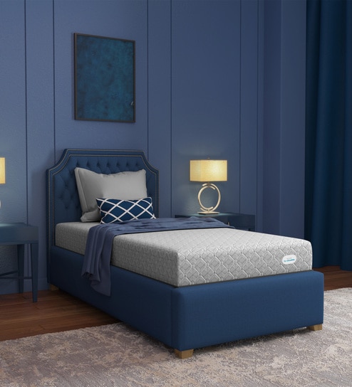 Nor Dual Comfort 8 inch HR Foam Single Mattress in Grey Colour