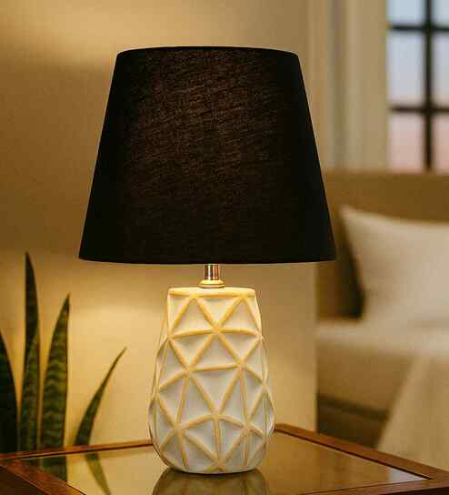 Nordic Ceramic Base Bedside Table Lamp