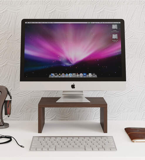 Norel Monitor Stand In Wenge Finish