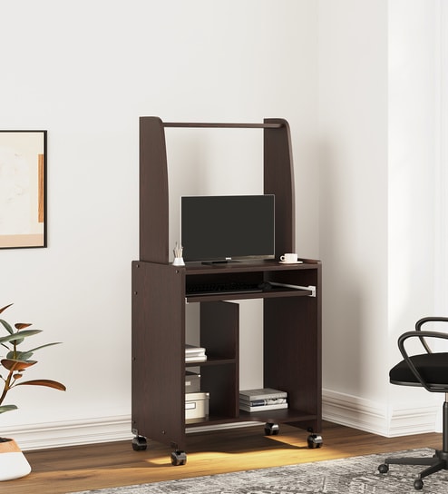 Nork Computer Table in Wenge Finish