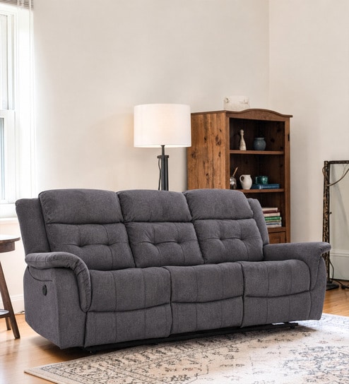 Norton  3 Seater Motorised Recliner in Grey Colour With Charging Port