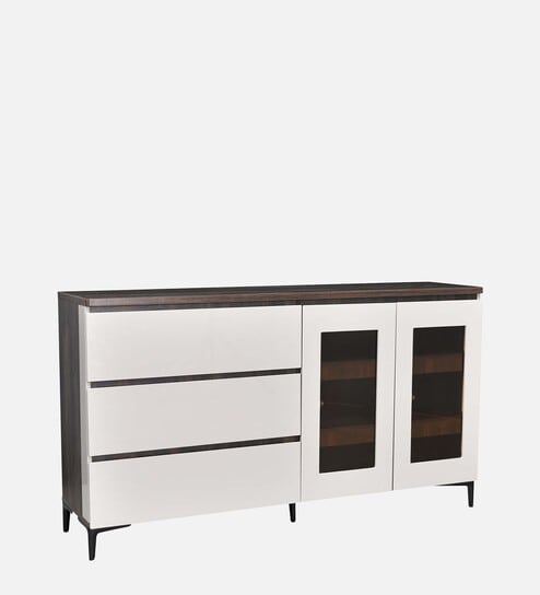 Sepang Sideboard In White And Brown Colour