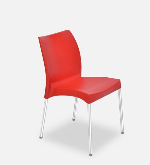 Buy Novella NS07SS Plastic Chair in Orange at 10% OFF by Nilkamal