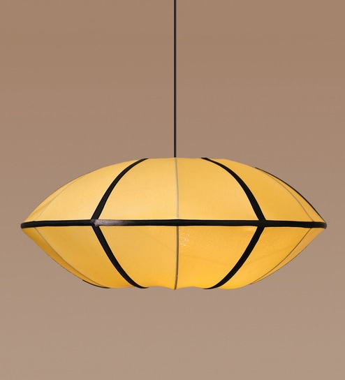Novelty Silk Hanging Light (Off White)