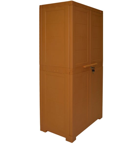 Buy Novelty Big Storage Cabinet In Brown Colour By Cello Online Plastic Cabinets Cabinetry Furniture Pepperfry Product