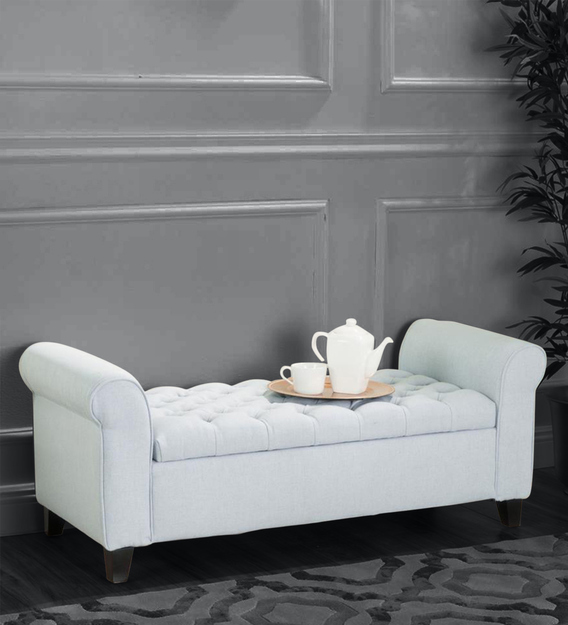 Buy Nowia Recamier With Storage In Off White Colour By Febonic Online Recamiers Seating Furniture Pepperfry Product