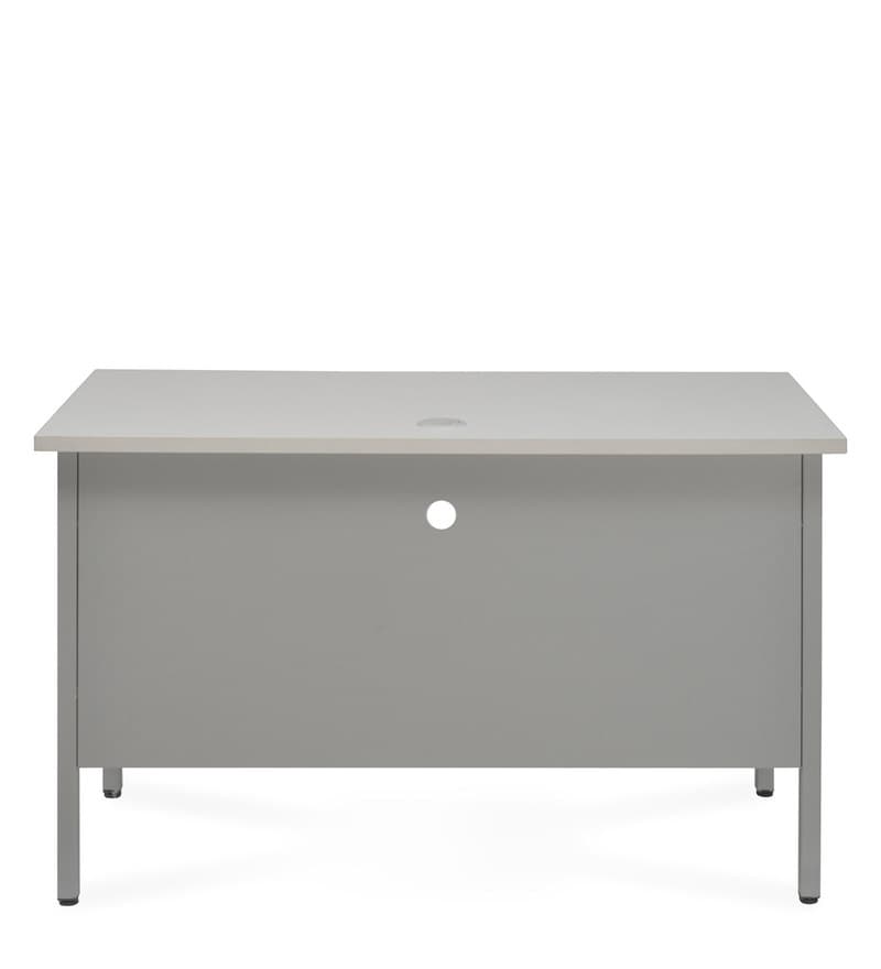 Buy Noah Office Table in Grey Finish By Nilkamal Online - Work Stations ...