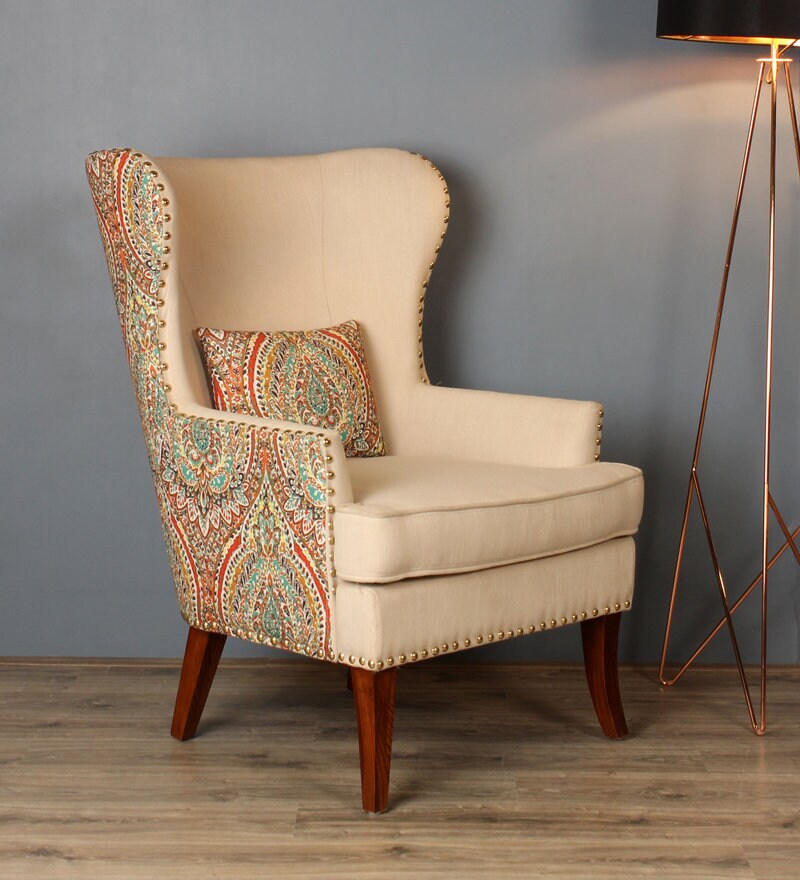 pepperfry wing chair