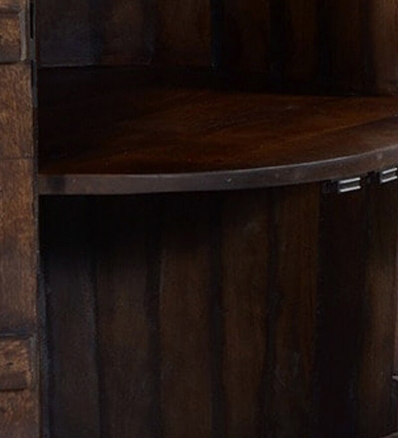 Buy Norah Solid Wood Bar In Provincial Teak Finish By Bohemiana