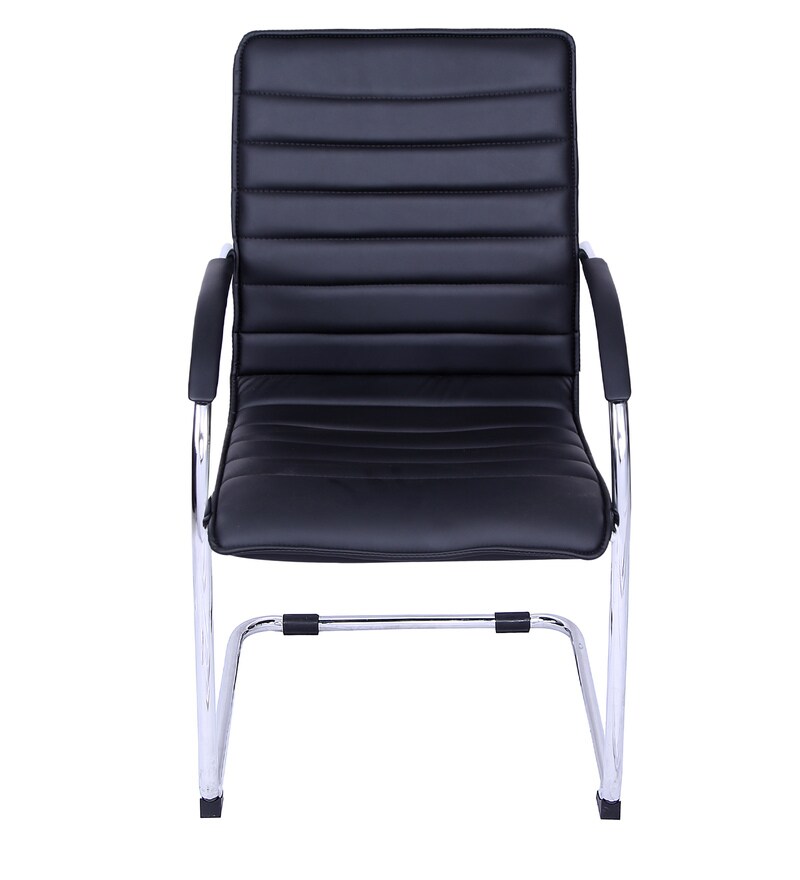 Buy Novelty Cantilever Office Chair in Black Colour by VOF Online
