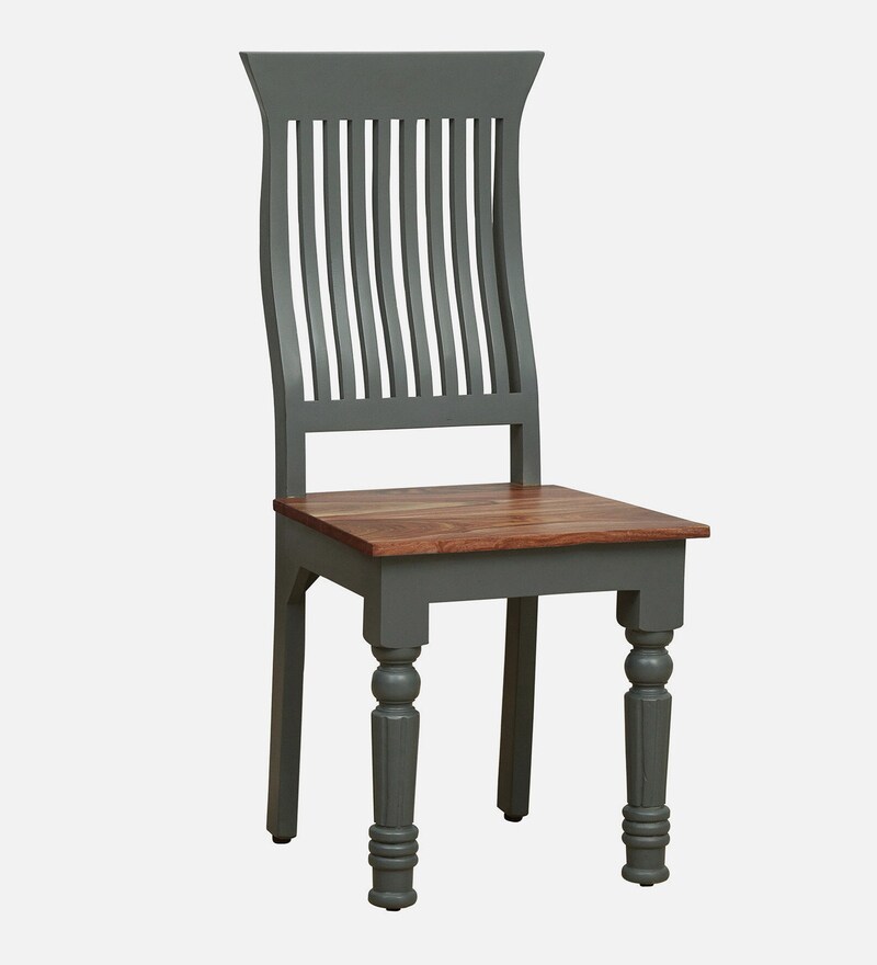 Buy Noyes Sheesham Wood 8 Seater Dining Set In Grey & Natural Finish By Amberville Online 8