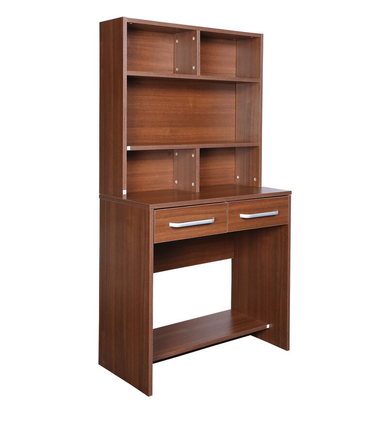 Buy Nozomi Hutch Table In Rigato Walnut Finish By Mintwud Online