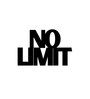 No Limit Black Mild Steel Wall Art