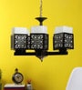 Grazia Black Metal Shaded Chandelier