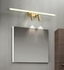 Noah 600mm Mirror Light Gold Body with Spot Warm White LED 16W + 2 3W Bathroom Vanity Wall Light