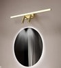 Noah 600mm Mirror Light Gold Body with Spot Warm White LED 16W + 2 3W Bathroom Vanity Wall Light