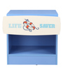 Noah Kids Bedside Table in Blue Colour