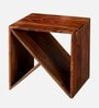 Noah Bedside Table In Natural Teak Finish