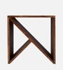 Noah Bedside Table In Natural Teak Finish