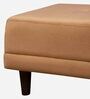 Noah Fabric Ottoman in Smoke Mustard Colour