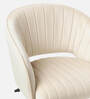 Noah Velvet Guest Chair In Off White Colour
