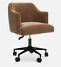 Noah Fabric Guest Chair In Brown Colour