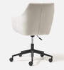 Noah Fabric Guest Chair In Off White Colour