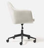 Noah Fabric Guest Chair In Off White Colour