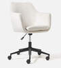 Noah Fabric Guest Chair In Off White Colour