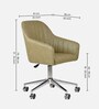Noah Leatherette Guest Chair In Moss Colour