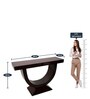 Nobilic Console Table in Brown Colour