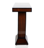 Nobilic Solid Wood Console Table in Brown Finish