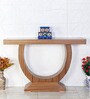 Nobilic Console Table in Teak Colour