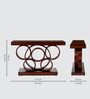 Noble Solid Wood Console Table in Brown Colour