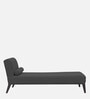 Noce RHS  Fabric Chaise Lounger In Charcoal Grey Colour