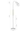 Nod White Floor Lamp with an Artistic Tilt