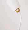 Nod White Floor Lamp with Artistic Tilt (White)