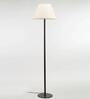 Noel Off White Cotton Club Floor Lamp